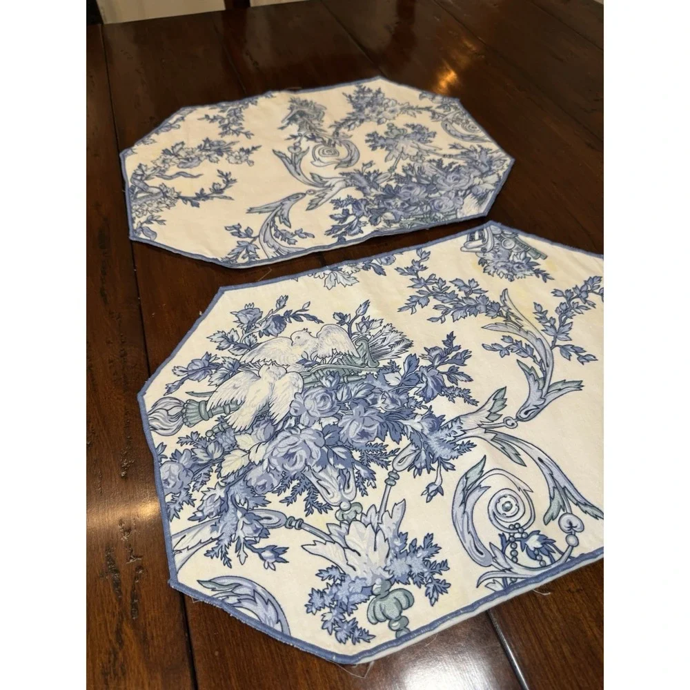 Lot of‎ 6 Vintage Handmade Placemats Tablecloth Cloths Charleston SC 13x17–13x19